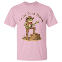 You're Darn Tootin T Shirt Funny Cowboy Frog Sarcastic Meme