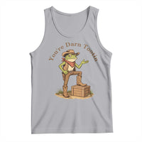 You're Darn Tootin Tank Top Funny Cowboy Frog Sarcastic Meme