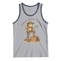 You're Darn Tootin Tank Top Funny Cowboy Frog Sarcastic Meme