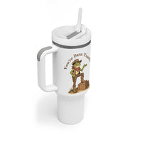 You're Darn Tootin Tumbler With Handle Funny Cowboy Frog Sarcastic Meme