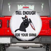Tall Enough For Your Shins Spare Tire Cover Funny Cat Sarcastic Meme