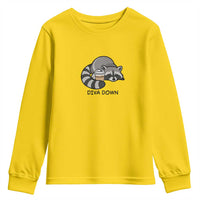 Diva Down Youth Sweatshirt Funny Raccoon Relaxed