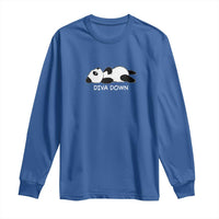 Diva Down Long Sleeve Shirt Funny Lazy Panda Meme