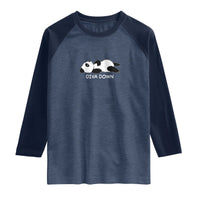 Diva Down Raglan Shirt Funny Lazy Panda Meme