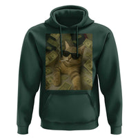 Funny Smoking Cat Selfie Meme Hoodie Gen Z Joke - Wonder Print Shop