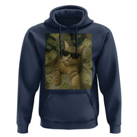Funny Smoking Cat Selfie Meme Hoodie Gen Z Joke - Wonder Print Shop
