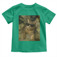 Funny Smoking Cat Selfie Meme Toddler T Shirt Gen Z Joke - Wonder Print Shop