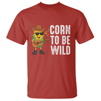 Corn To Be Wild T Shirt Funny Cowboy Cornboy - Wonder Print Shop