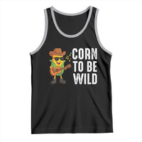 Corn To Be Wild Tank Top Funny Cowboy Cornboy - Wonder Print Shop