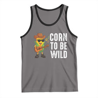 Corn To Be Wild Tank Top Funny Cowboy Cornboy - Wonder Print Shop