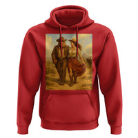 Cowboy Bigfoot Hoodie Funny Sasquatch Dancing Cowgirl Western Country - Wonder Print Shop