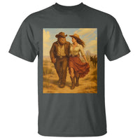 Cowboy Bigfoot T Shirt Funny Sasquatch Dancing Cowgirl Western Country - Wonder Print Shop