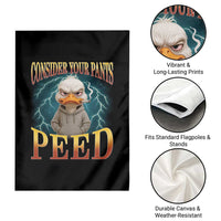 Funny Smoking Goose Meme Garden Flag Consider Your Pants Peed - Wonder Print Shop