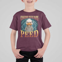 Funny Smoking Goose Meme T Shirt For Kid Consider Your Pants Peed - Wonder Print Shop