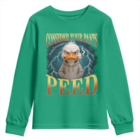 Funny Smoking Goose Meme Youth Sweatshirt Consider Your Pants Peed - Wonder Print Shop