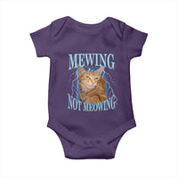 Mewing Not Meowing Baby Onesie Funny Cat Meme - Wonder Print Shop