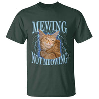 Mewing Not Meowing T Shirt Funny Cat Meme - Wonder Print Shop
