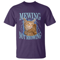 Mewing Not Meowing T Shirt Funny Cat Meme - Wonder Print Shop