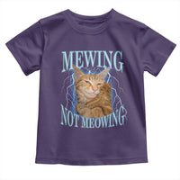 Mewing Not Meowing Toddler T Shirt Funny Cat Meme - Wonder Print Shop