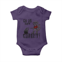 Funny Cowboy Raccoon Opossum Baby Onesie Go On Now Git - Wonder Print Shop