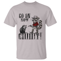 Funny Cowboy Raccoon Opossum T Shirt Go On Now Git - Wonder Print Shop
