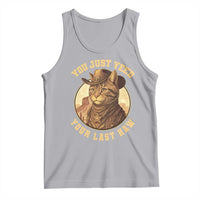 Cowboy Cat Tank Top You Just Yeehaw Your Last Haw - Wonder Print Shop