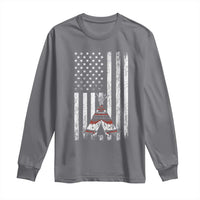 Teepee Pocket Native American Long Sleeve Shirt American Flag Native Feather Pride Month Indigenous