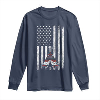 Teepee Pocket Native American Long Sleeve Shirt American Flag Native Feather Pride Month Indigenous