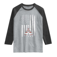 Teepee Pocket Native American Raglan Shirt American Flag Native Feather Pride Month Indigenous