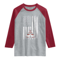 Teepee Pocket Native American Raglan Shirt American Flag Native Feather Pride Month Indigenous