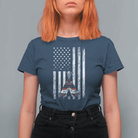 Teepee Pocket Native American T Shirt For Women American Flag Native Feather Pride Month Indigenous