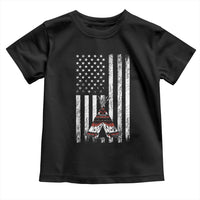 Teepee Pocket Native American Toddler T Shirt American Flag Native Feather Pride Month Indigenous