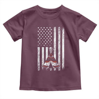 Teepee Pocket Native American Toddler T Shirt American Flag Native Feather Pride Month Indigenous