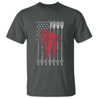 Native American Teepee American Flag T Shirt