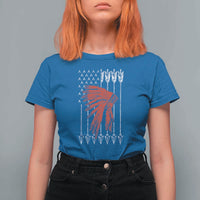 Native American Teepee American Flag T Shirt For Women
