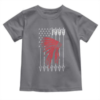 Native American Teepee American Flag Toddler T Shirt