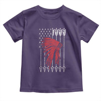 Native American Teepee American Flag Toddler T Shirt