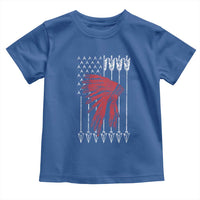 Native American Teepee American Flag Toddler T Shirt