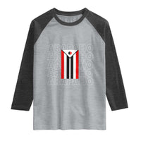 Arapaho Nation Flag Symbol Raglan Shirt