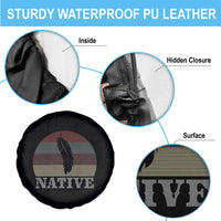 Native Indian American Pride Indigenous Native American Spare Tire Cover