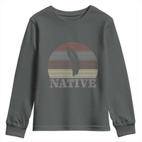 Native Indian American Pride Indigenous Native American Youth Sweatshirt