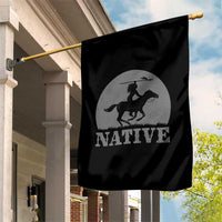 Northwest Native American Knight Pride Mountain Warrior Garden Flag