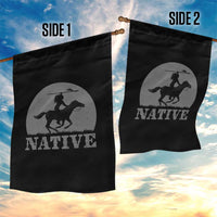 Northwest Native American Knight Pride Mountain Warrior Garden Flag