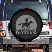 Northwest Native American Knight Pride Mountain Warrior Spare Tire Cover
