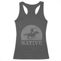 Northwest Native American Knight Pride Mountain Warrior Racerback Tank Top