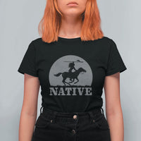 Northwest Native American Knight Pride Mountain Warrior T Shirt For Women