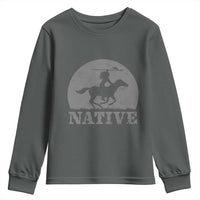 Northwest Native American Knight Pride Mountain Warrior Youth Sweatshirt