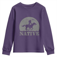 Northwest Native American Knight Pride Mountain Warrior Youth Sweatshirt