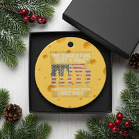 We Should Have Built A Wall Fighting Illegal Immigration Ceramic Ornament Native American Indian Pride