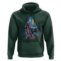 Native American Arrowhead Hunter Starry Night Hoodie
